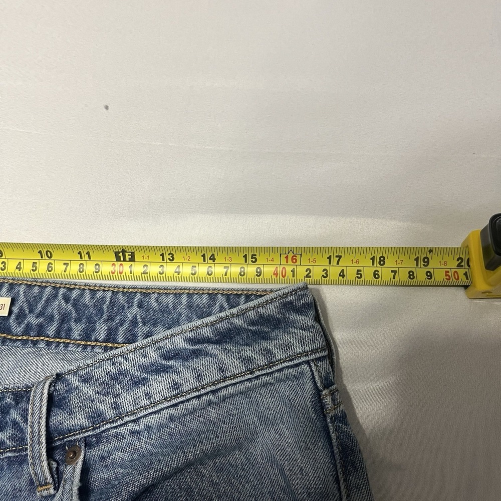 Levi's Premium Low Loose Jeans Fits Size 32x31 Baggy Wide Leg Distressed Denim - Picture 5 of 8